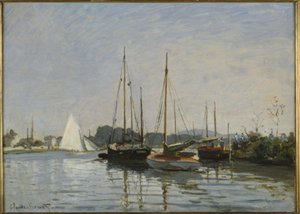 Barcos de recreio, Argenteuil de Claude Monet