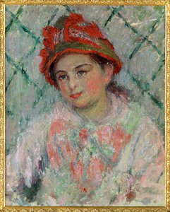 Blanche Hoschede, filha mais nova de ... (óleo sobre tela) de Claude Monet
