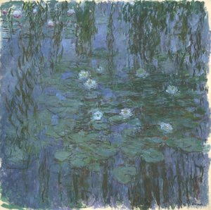 Ninfas Azuis de Claude Monet