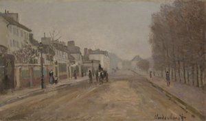 Boulevard Héloise, Argenteuil, 1872 de Claude Monet