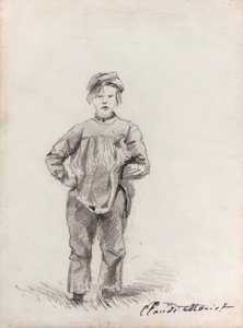 menino no país de Claude Monet