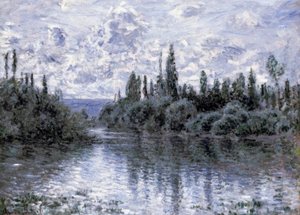 Braço do Sena perto de Vétheuil de Claude Monet