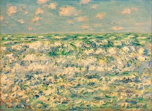 Ondas quebradas de Claude Monet