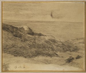 À beira-mar, 1886 de Claude Monet