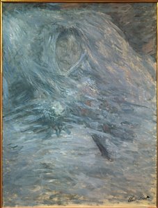 Camille no seu leito de morte (a primeira esposa do artista 1847-1879) de Claude Monet