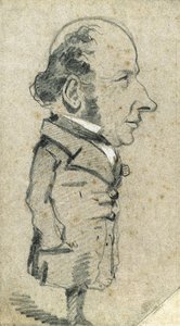 Caricatura de Eugène Marcel de Claude Monet