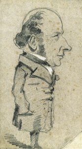 Caricatura de Eugène Marcel de Claude Monet