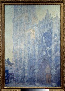 Cathedrale Notre-Dame de Rouen, o portal e a torre Saint Romain, effect du matin, harmony blanche Pintura de Claude Monet (1840-1926) 1893 Sol. 1,06x0,73 m Paris, musee d