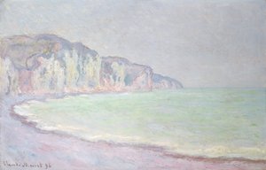 Penhascos em Pourville, 1896 de Claude Monet