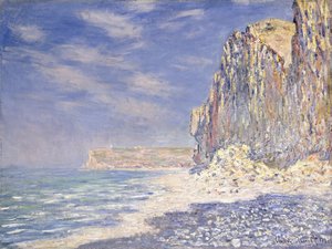 Penhascos perto de Fecamp, 1881 de Claude Monet