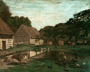 Fazenda na Normandia de Claude Monet