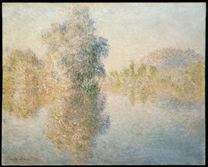 Manhã cedo no Sena em Giverny, 1893 de Claude Monet