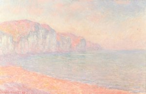 Falésias de Pourville, pela manhã de Claude Monet