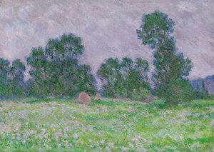 Prado de flores em Giverny de Claude Monet