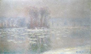 Gelo em Bennecourt, 1898 de Claude Monet