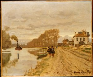 Soldados de Infantaria da Guarda Flanante na Água de Claude Monet