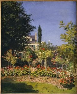 Jardim em flor de Claude Monet