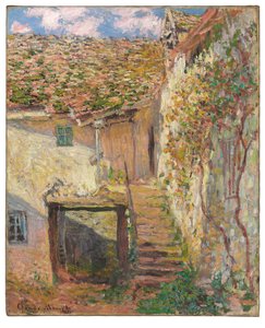 A Escadaria, 1878 de Claude Monet