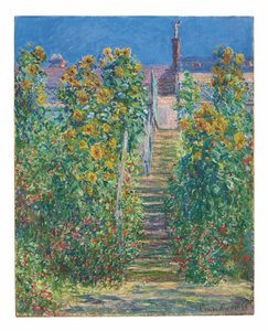 A escada em Vétheuil de Claude Monet