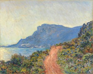 A Corniche perto de Mônaco A Corniche de Mônaco de Claude Monet