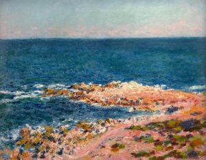 O grande azul em Antibes de Claude Monet