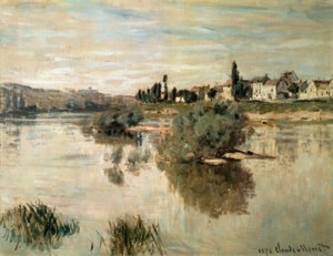 O Sena em Lavacourt de Claude Monet