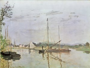 O barco, Argenteuil de Claude Monet