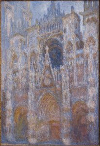 A catedral de rouen. O portal, sol da manhã. har de Claude Monet