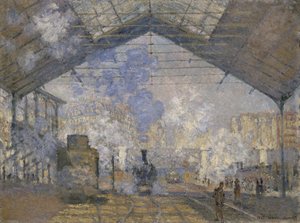 A estação de Saint-Lazare de Claude Monet