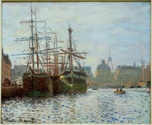 O Bassin du Commerce, Le Havre de Claude Monet