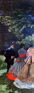 Almoço na grama, painel esquerdo, 1865 de Claude Monet