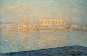 O Palácio Ducal visto de São Jorge Maior de Claude Monet