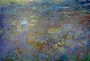 O nenúfar lagoa de Claude Monet