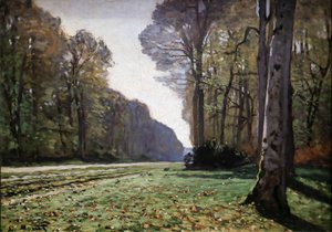 Le pavé de Chailly 1865 (Óleo sobre Tela) de Claude Monet