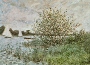 As margens do Sena perto de Argenteuil de Claude Monet