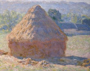 Os mós, fim do verão de Claude Monet