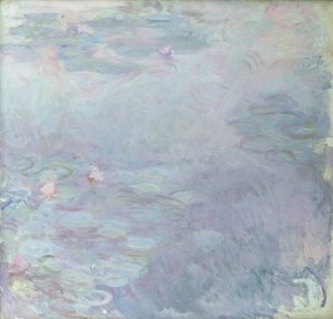 Ninfeias de cor clara de Claude Monet