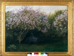 Tempo lilás, cinza de Claude Monet