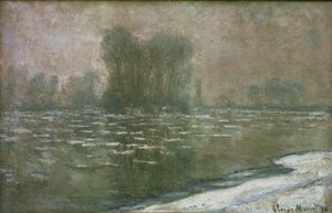 Matin brumeux, debacle (iceberg em uma manhã nublada) de Claude Monet