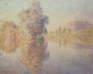 Manhã no Sena em Giverny de Claude Monet
