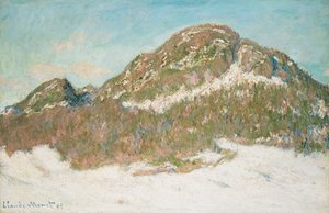 Monte Kolsaas, efeito da luz solar, 1895 de Claude Monet