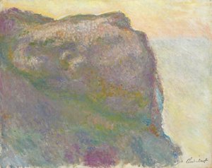 No penhasco, Petit D "Ailly; Sur la falaise, em Petit Ailly, 1896 de Claude Monet