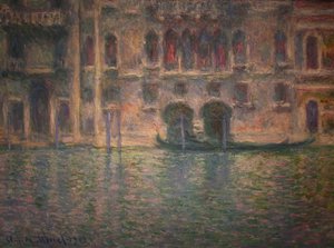 Palazzo da Mula, Veneza de Claude Monet