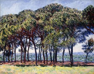 Pinheiros, Cap d "Antibes, 1888 de Claude Monet