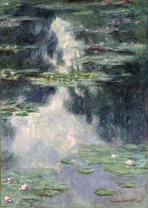 Lagoa com nenúfares, 1907 de Claude Monet