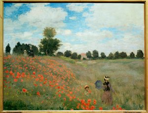 Papoilas, perto de Argenteuil de Claude Monet