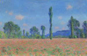 Campo de papoilas (Giverny) de Claude Monet