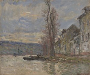 Rio em Lavacourt de Claude Monet