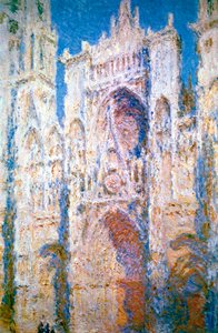 Catedral de Rouen, harmonia em azul e ouro, 1894 de Claude Monet