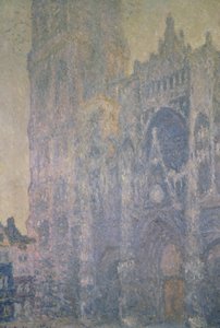 Catedral de Rouen, harmonia em branco, luz da manhã, 1894 de Claude Monet